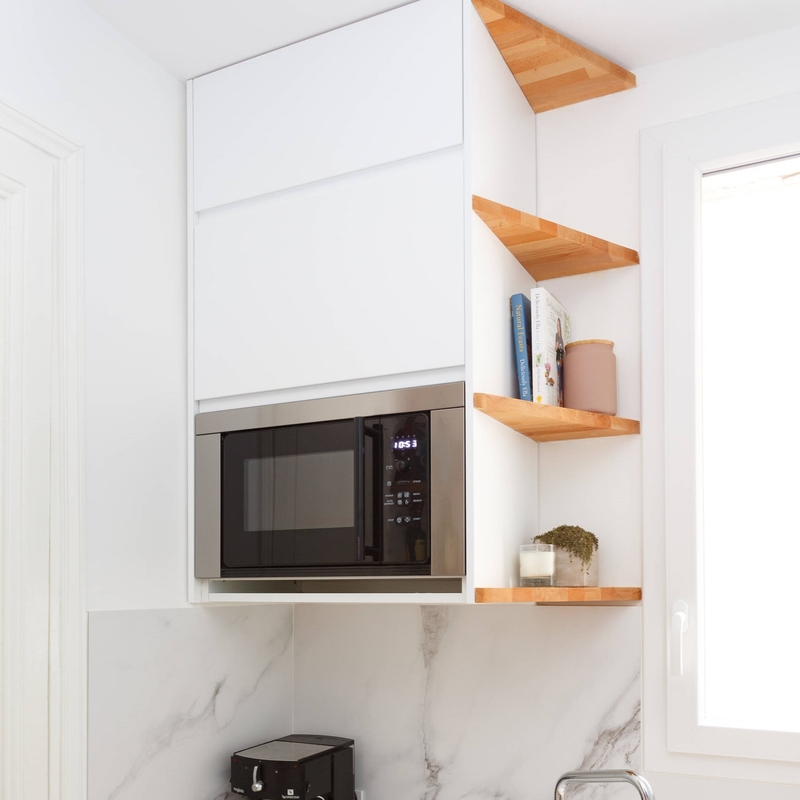 O profissional novo projeta armários de cozinha modernos feito-à-medida o fabricante branco das portas de armário da cozinha da melamina
