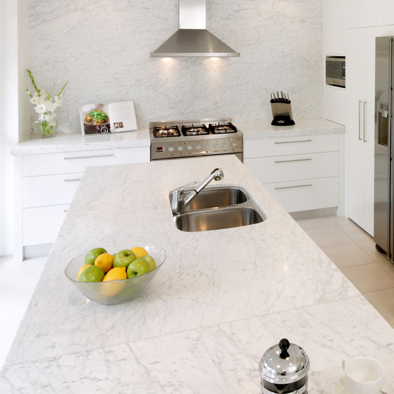 Apronte para montar armários de cozinha modernos baratos do armário de Matte White Plain Lacquer Kitchen dos projetos simples