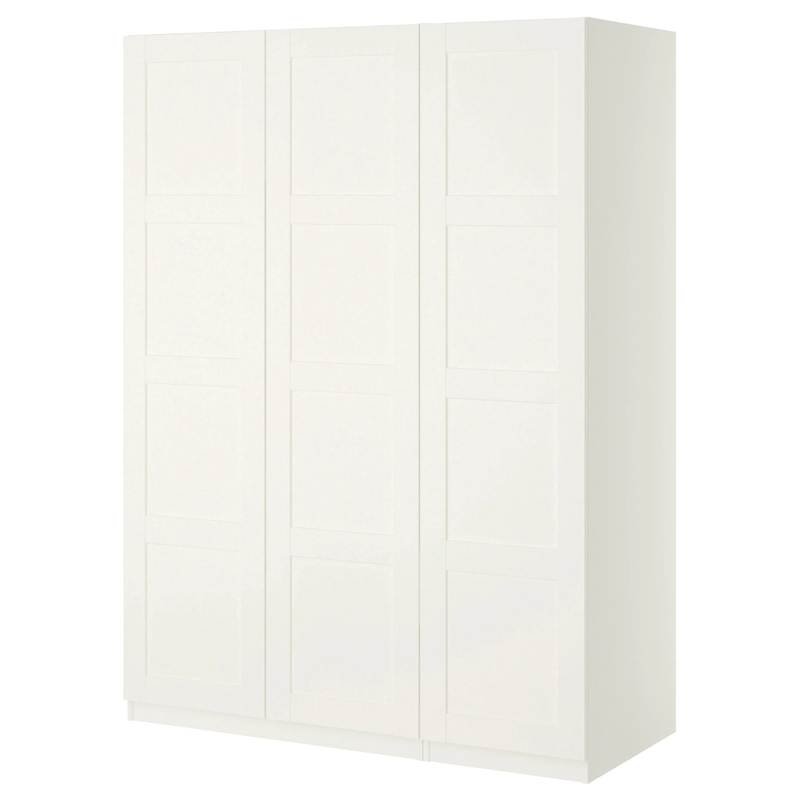 Vestuário branco luxuoso completo do armário embutido da porta de balanço do hotel modular do armário de armazenamento do quarto do MDF