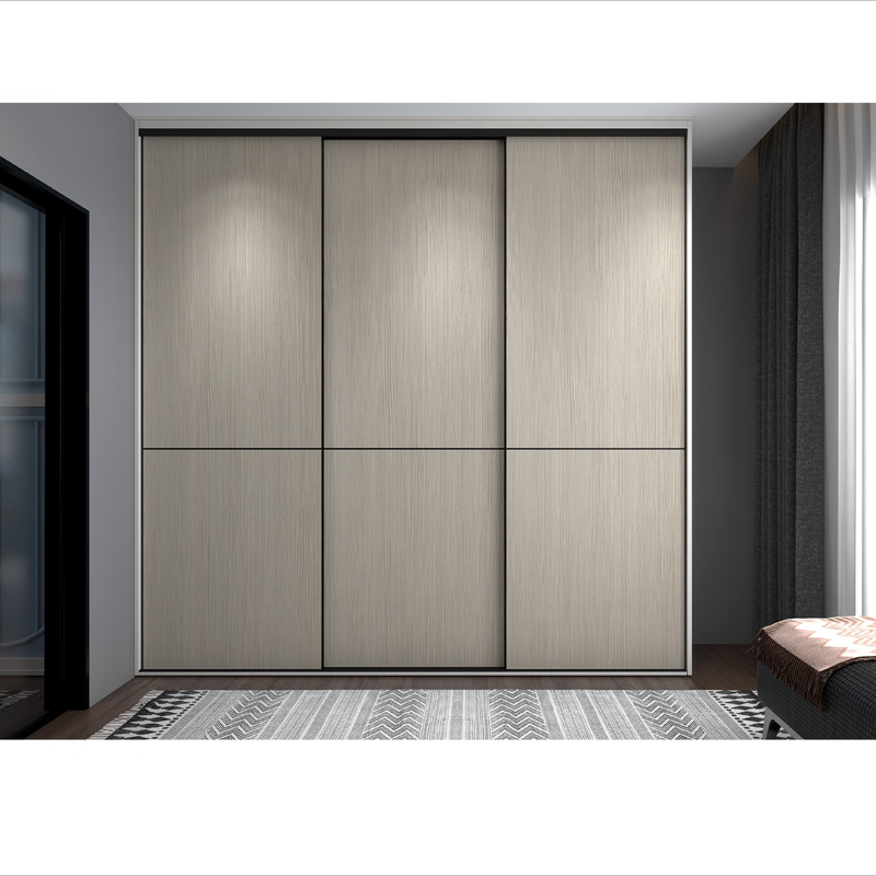 Porta branca de Grey Wardrobe Multi Color Sliding da melamina de madeira da pintura moderna