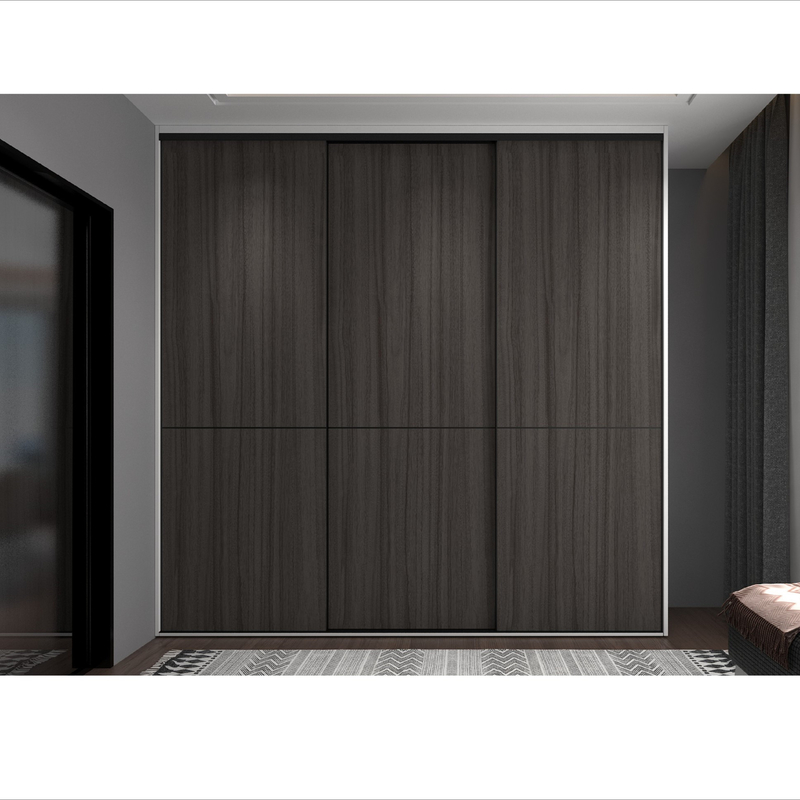 Porta branca de Grey Wardrobe Multi Color Sliding da melamina de madeira da pintura moderna
