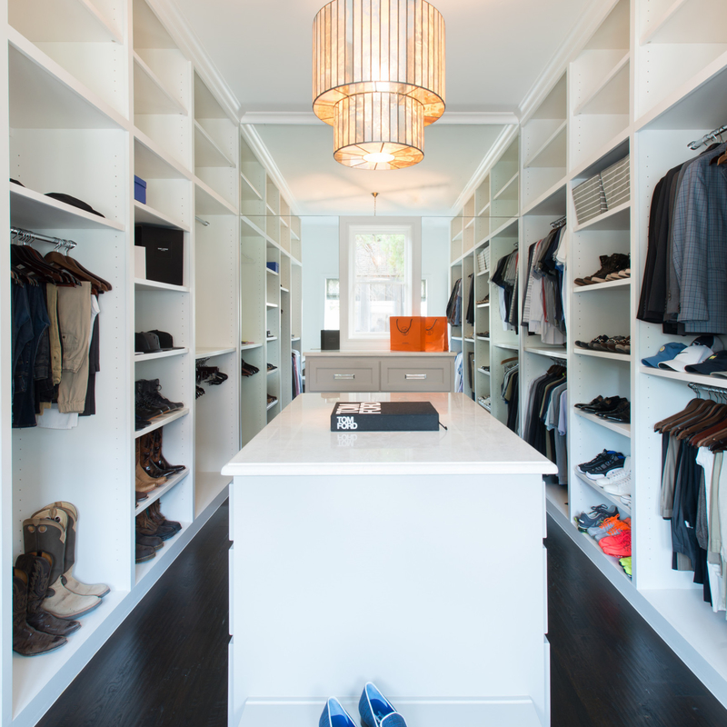A multi cor luxuosa moderna U dá forma à caminhada do armário no organizador Customized Melamine Bedroom