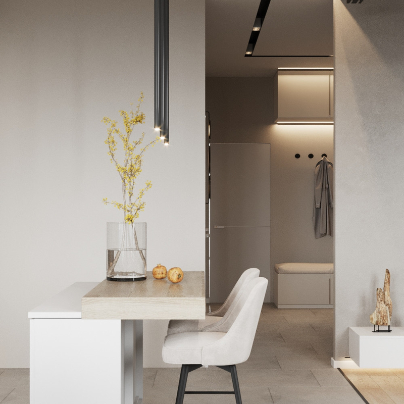 O foco de Matte White And Grey Lacquer no armário de cozinha moderno luxuoso do projeto do armário ajustou a embalagem montada